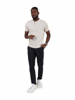 Pantalones chinos de algod�n el�stico