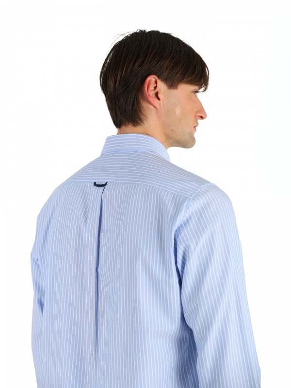 100% cotton striped shirt. 100% cotton striped shirt.