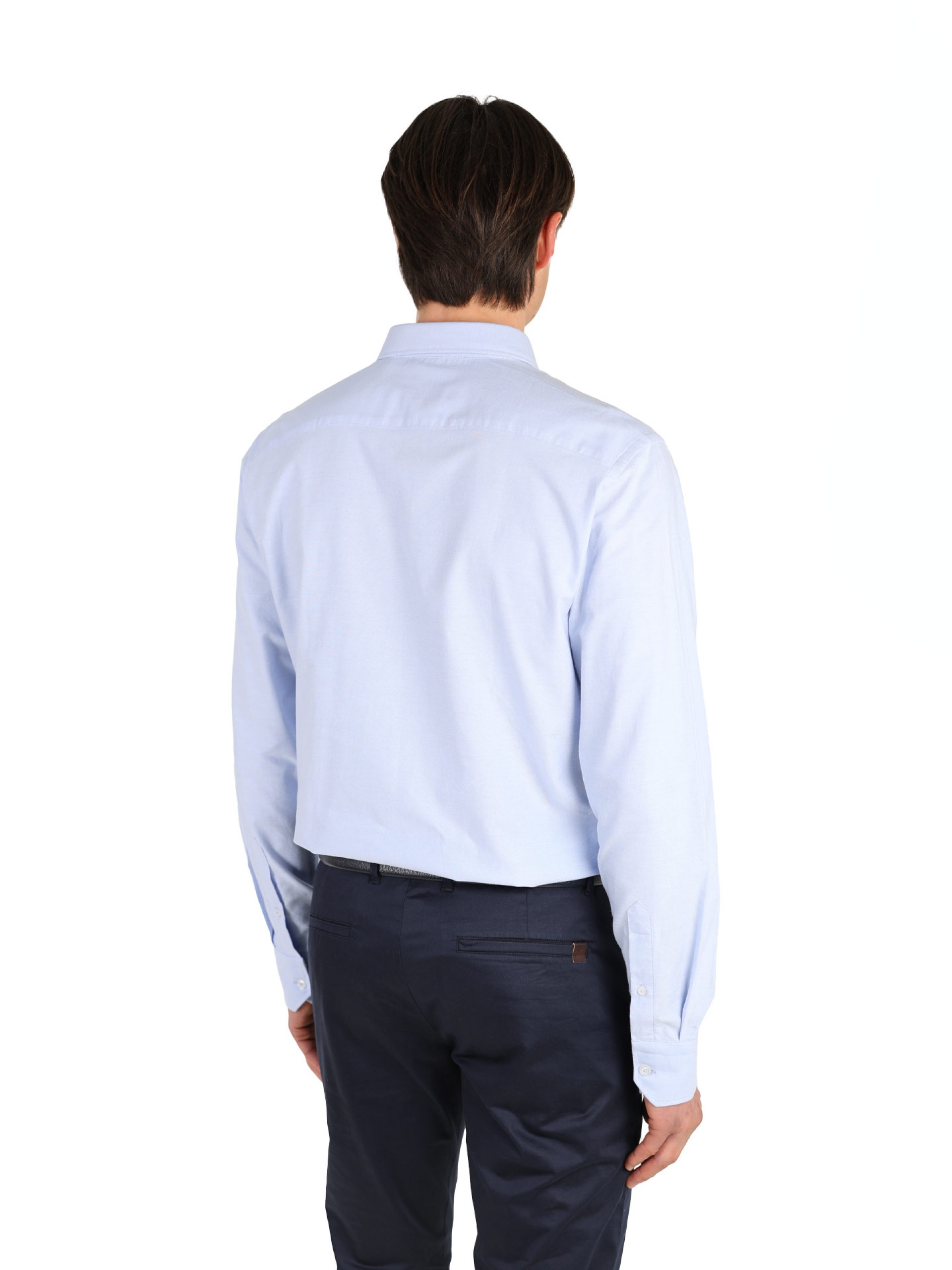 Plain casual shirt 100% cotton Regular Fit