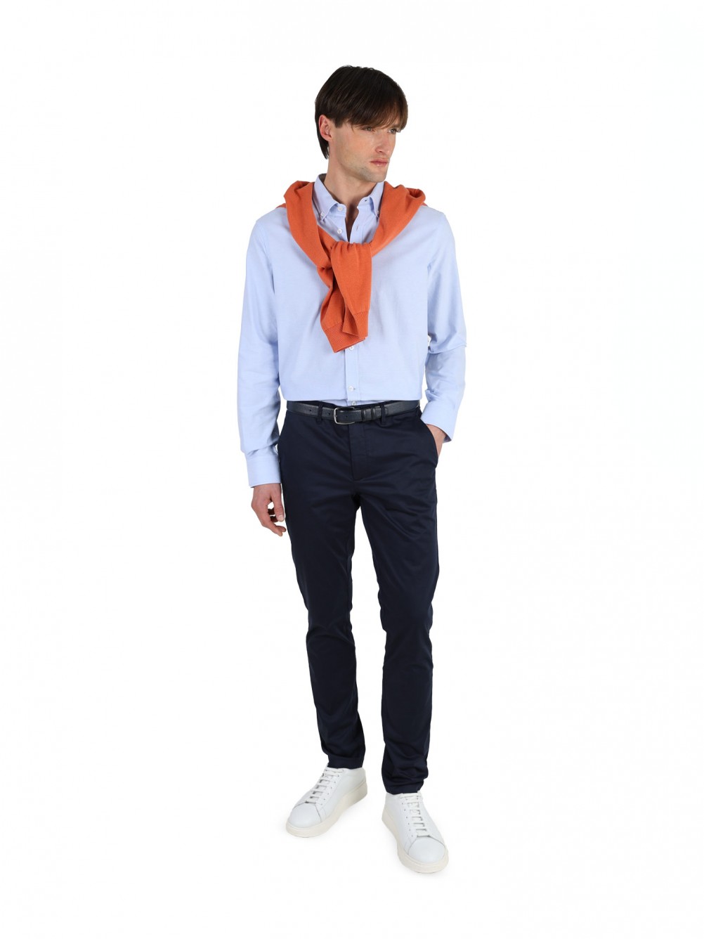 Plain casual shirt 100% cotton Regular Fit