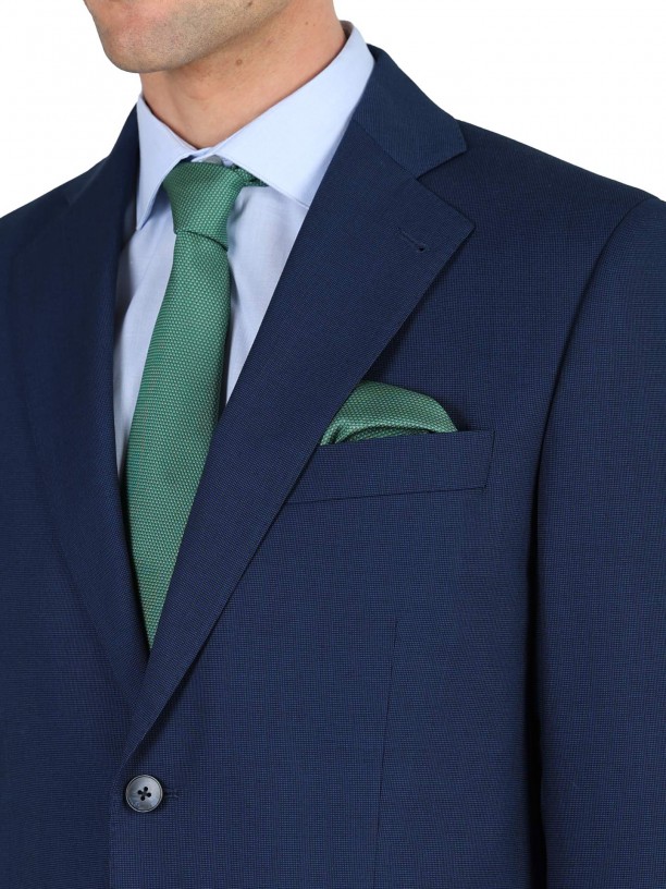 Traje liso de corte regular