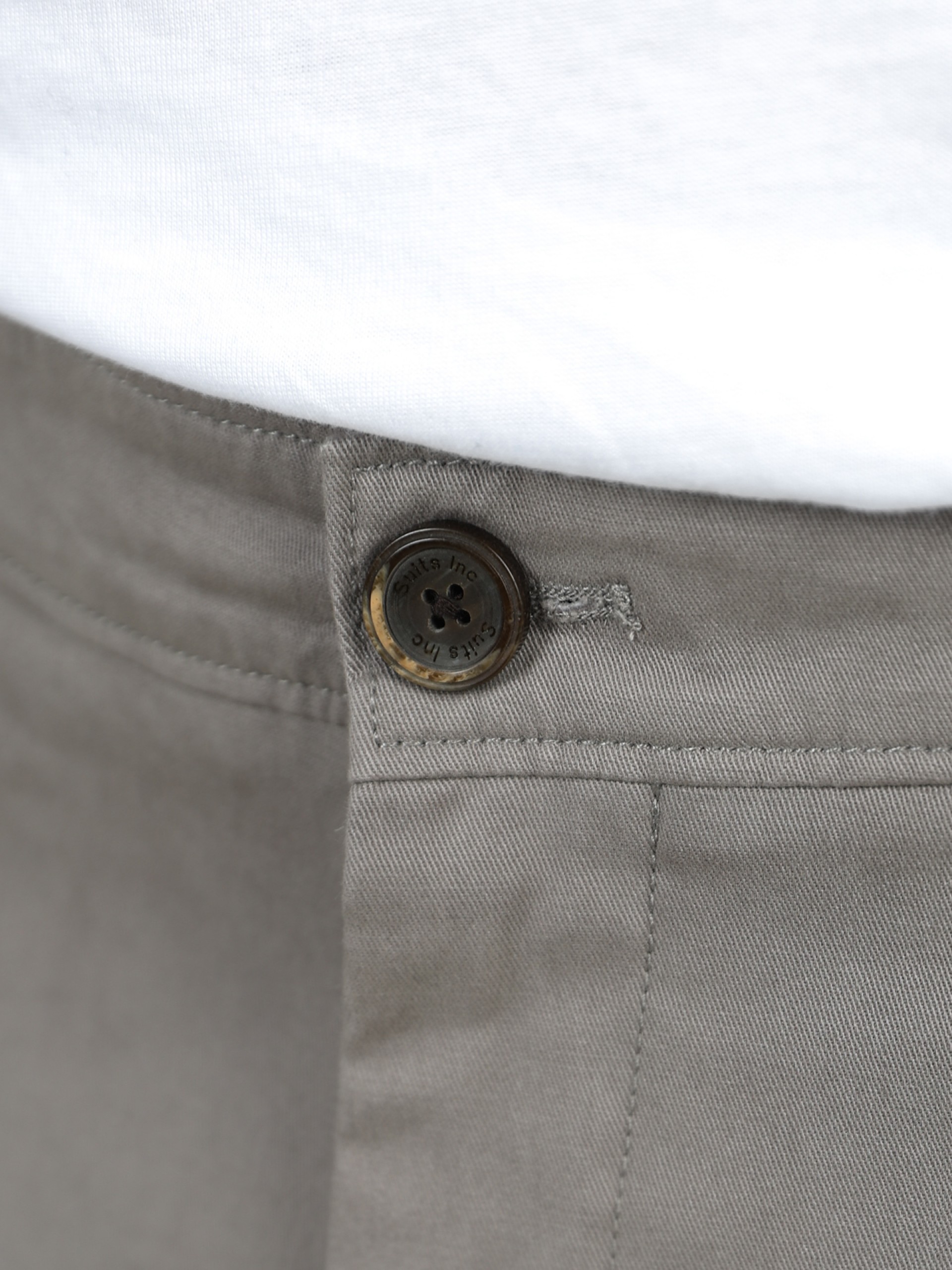 Pantalones chinos de algodón elástico