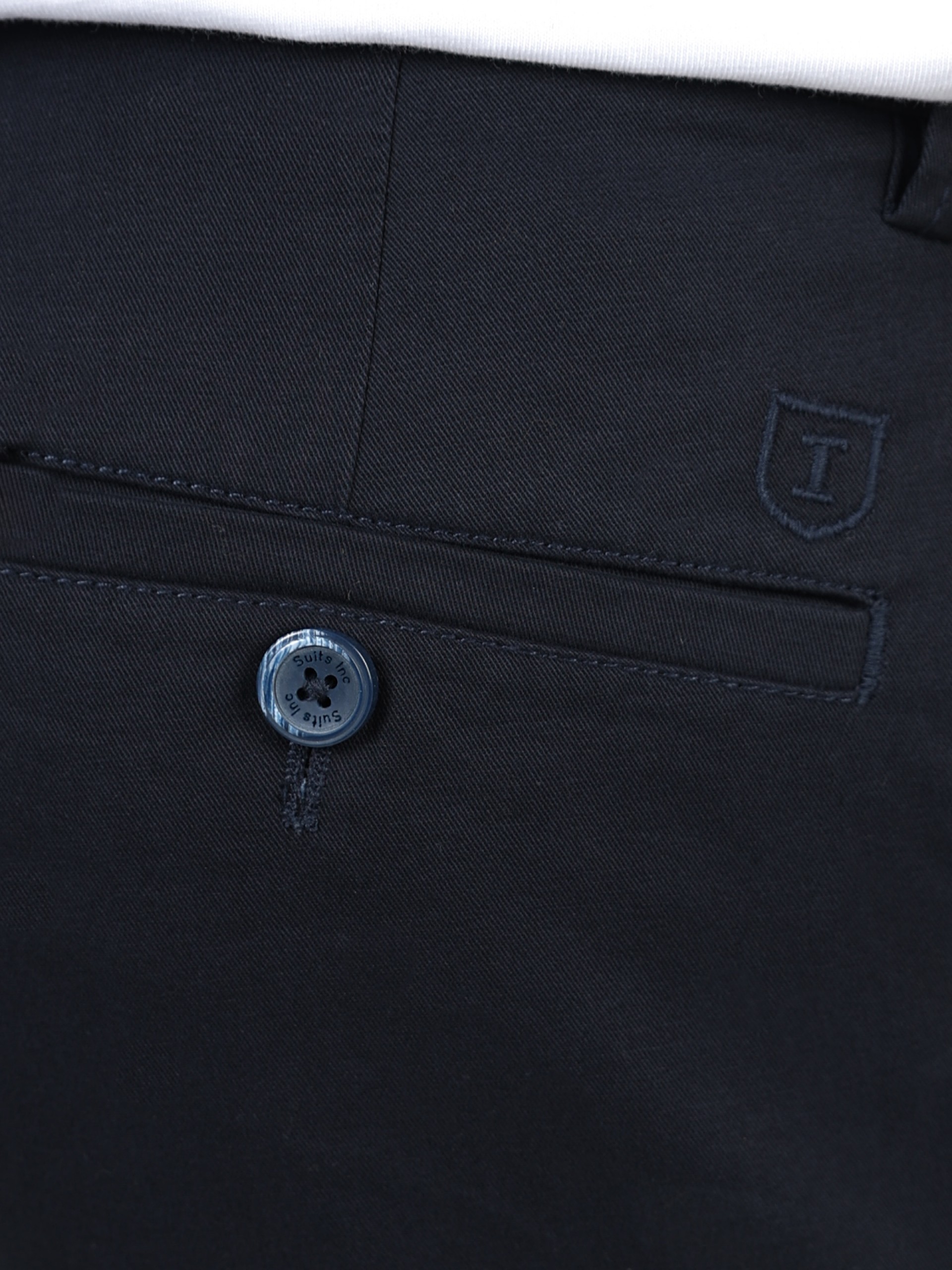 Pantalones chinos de algodón elástico