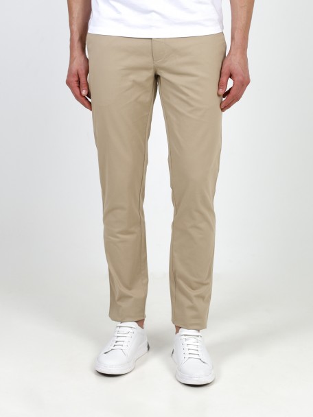 Cal�as chino de algod�o el�stico