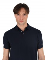 Polo de malha liso 100% algodão Polo de malha liso 100% algodão