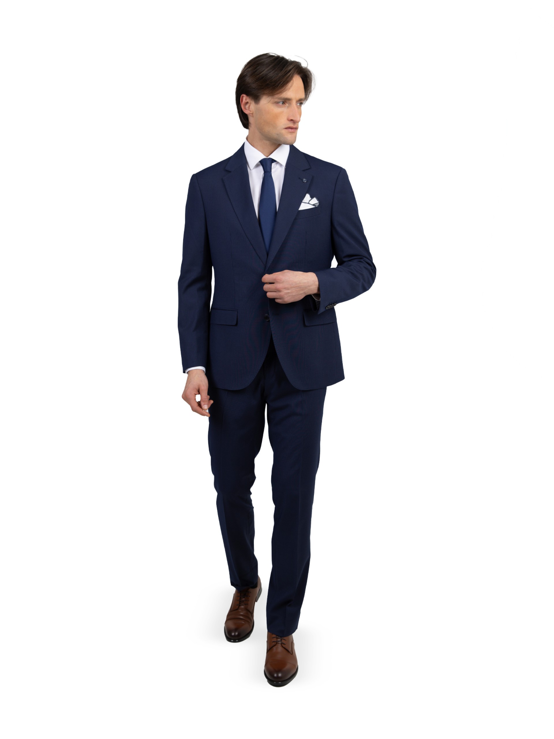 Traje micro estampado regular fit