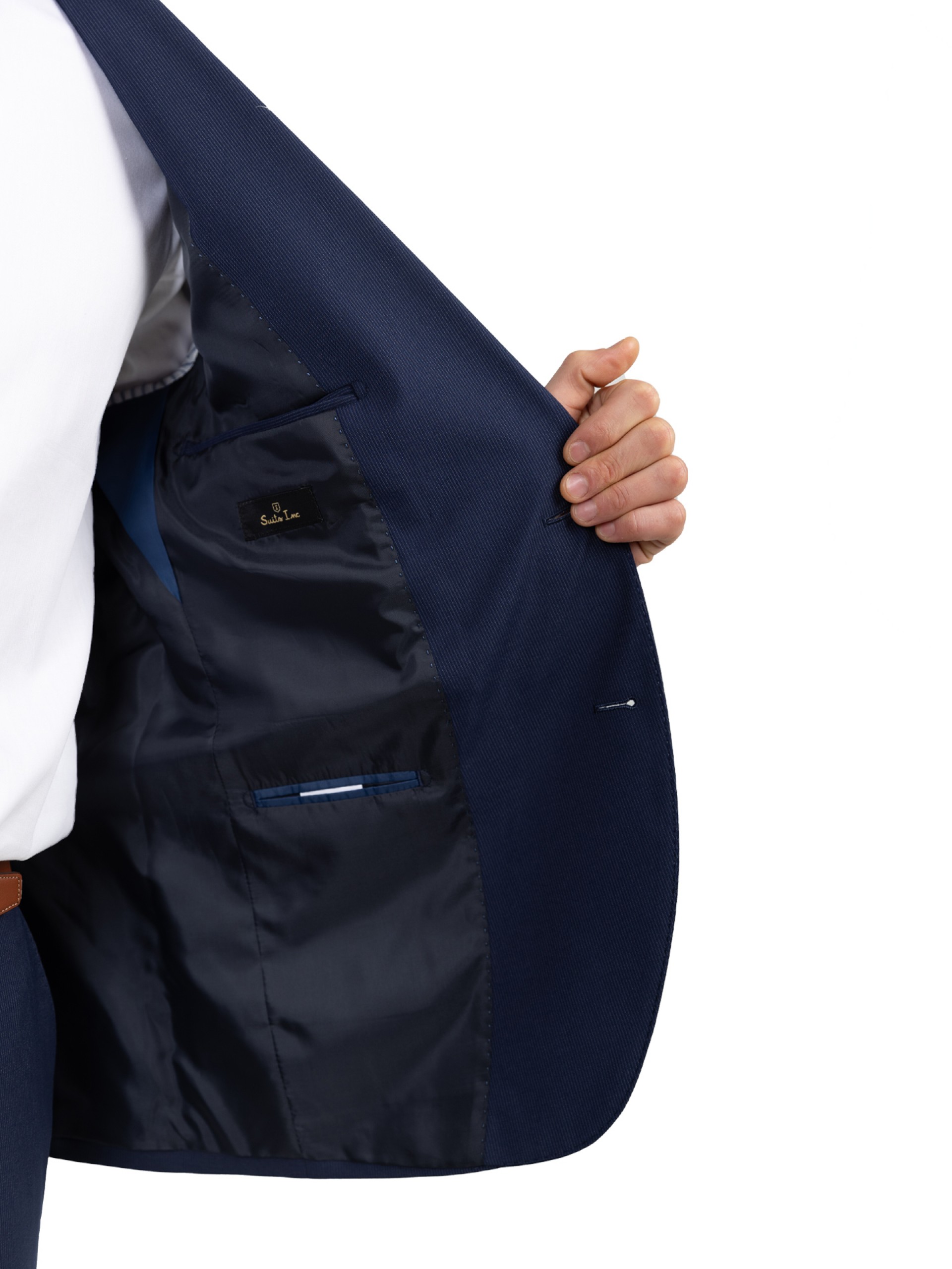 Traje micro estampado regular fit