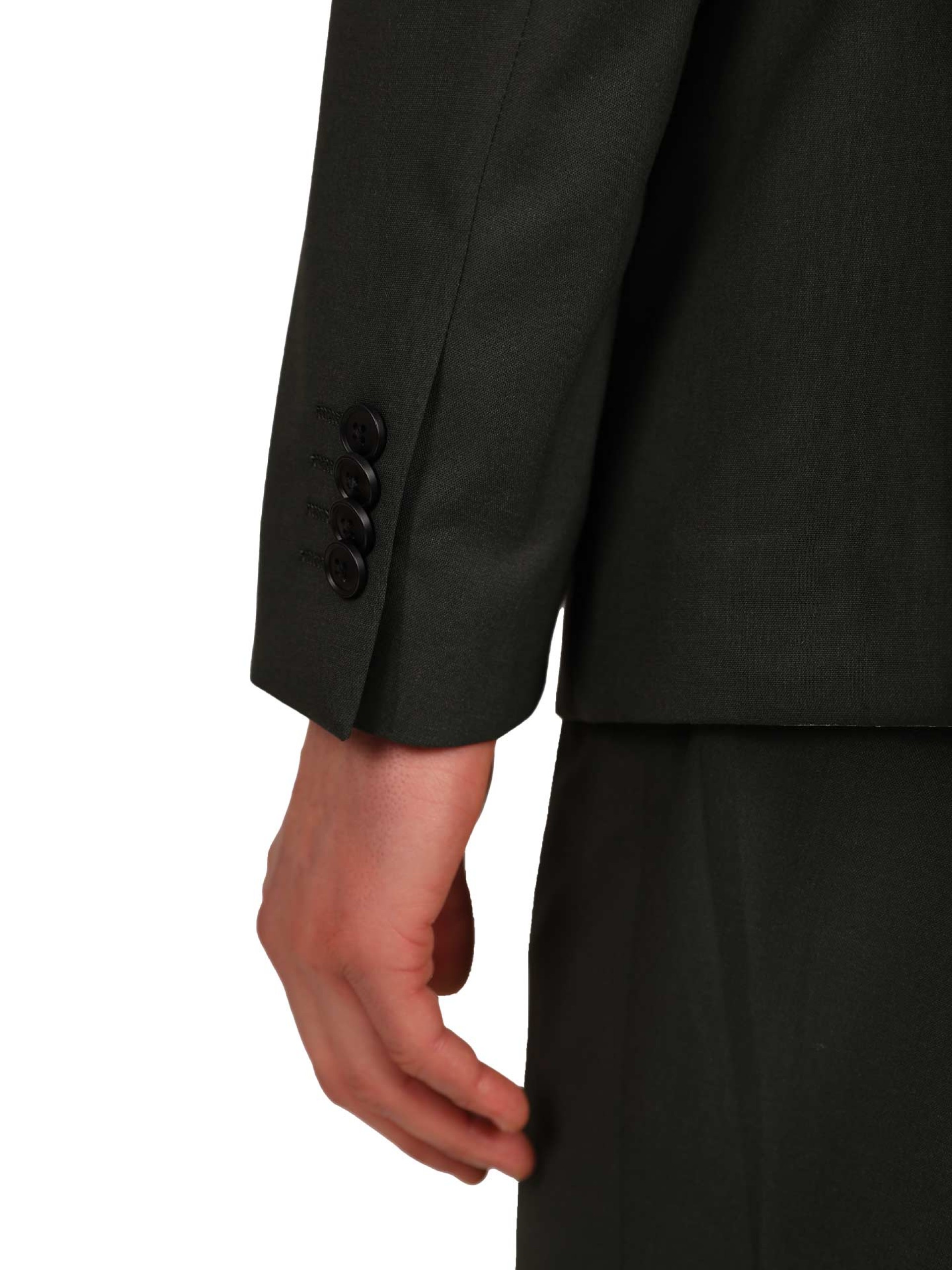 Traje liso con chaleco Slim Fit