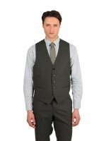 Traje liso con chaleco Slim Fit Traje liso con chaleco Slim Fit