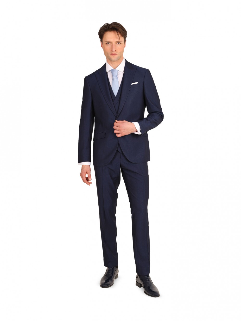 Traje de ceremonia con chaleco Slim Fit