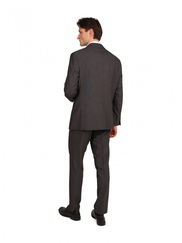 Traje micro estampado regular fit