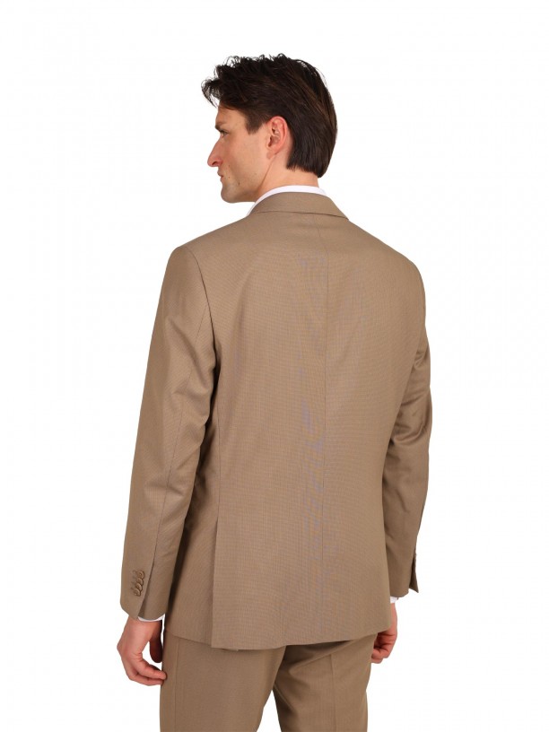 Traje micro estampado regular fit