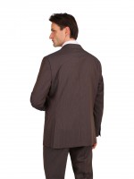 Fato listrado regular fit Fato listrado regular fit