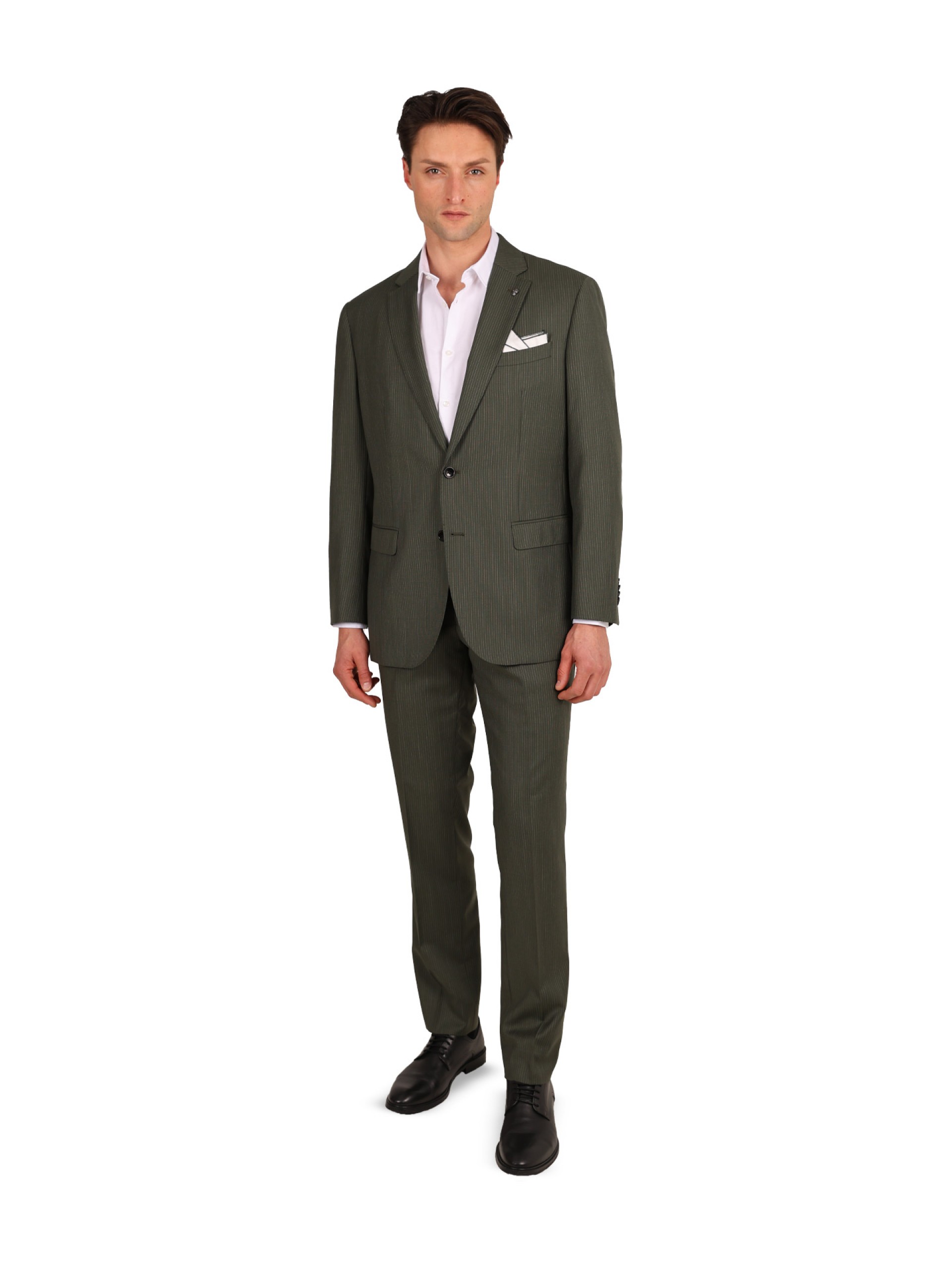 Traje a rayas Regular Fit