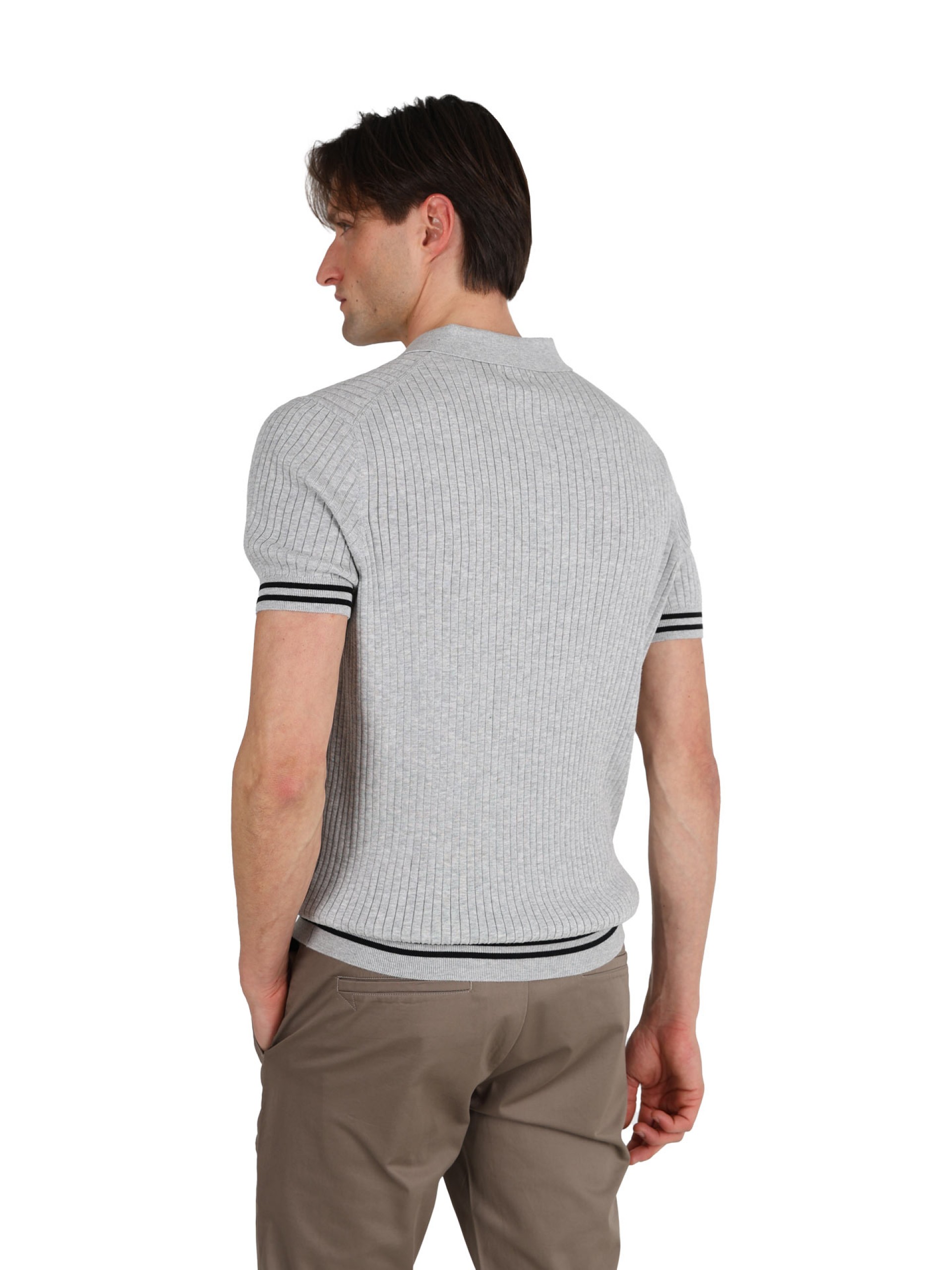 Short-sleeve polo shirt 100% cotton