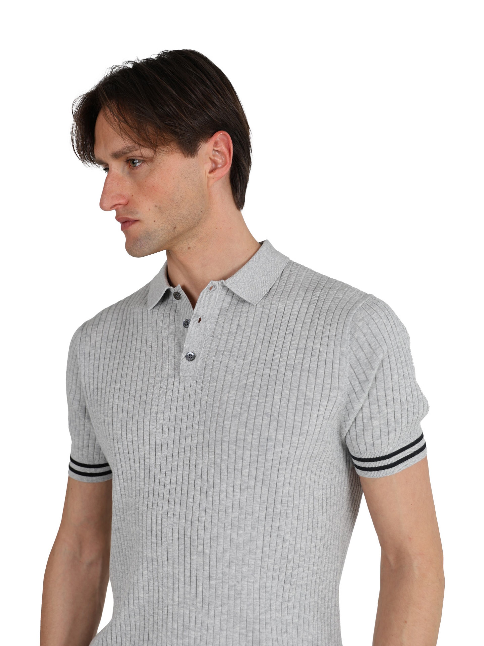 Short-sleeve polo shirt 100% cotton