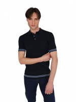 Short-sleeve polo shirt 100% cotton