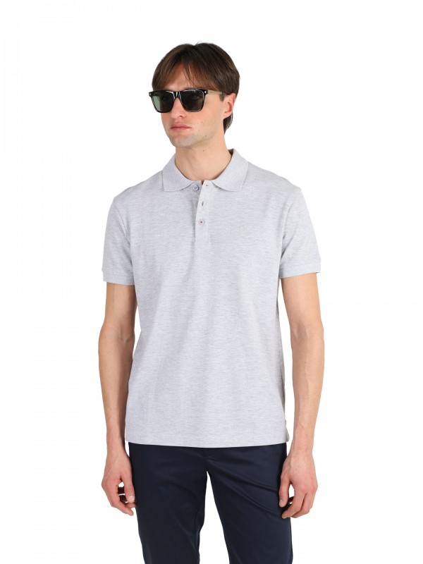 100% cotton piqu polo shirt