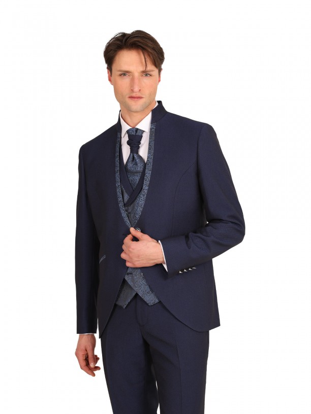 Traje de novio con chaleco slim fit edicin limitada