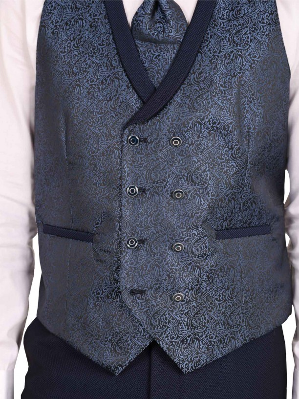 Traje de novio con chaleco slim fit edicin limitada