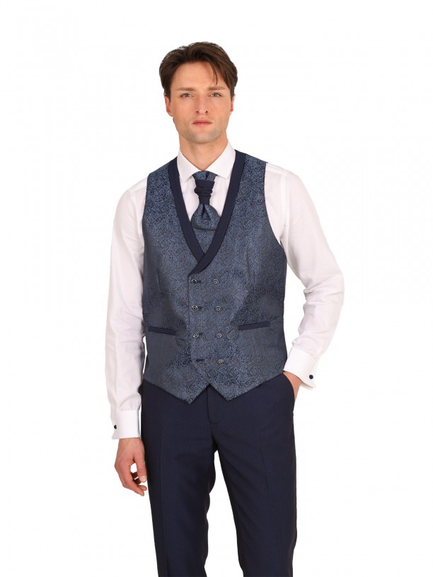 Traje de novio con chaleco slim fit edicin limitada
