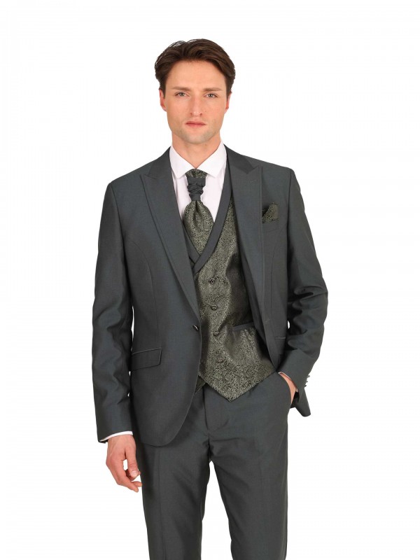 Traje de novio con chaleco slim fit edición limitada Traje de novio con chaleco slim fit edición limitada