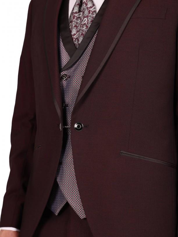 Traje de novio con chaleco slim fit edicin limitada