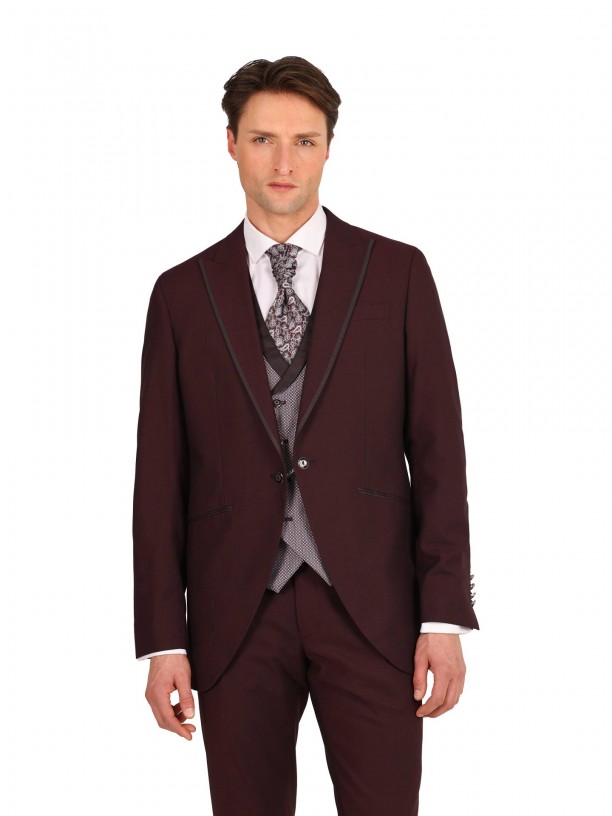 Traje de novio con chaleco slim fit edicin limitada
