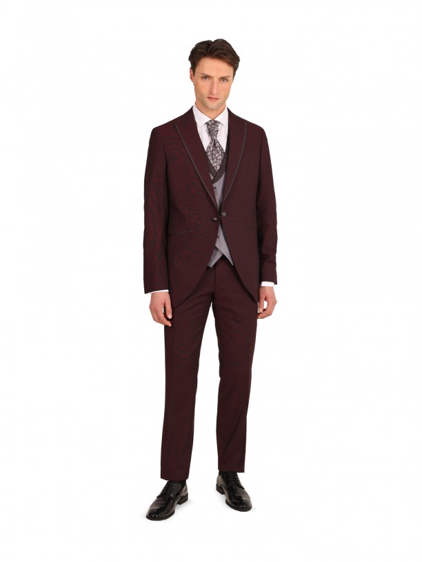 Traje de novio con chaleco slim fit edicin limitada