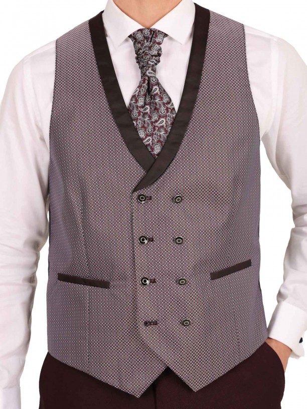 Traje de novio con chaleco slim fit edicin limitada
