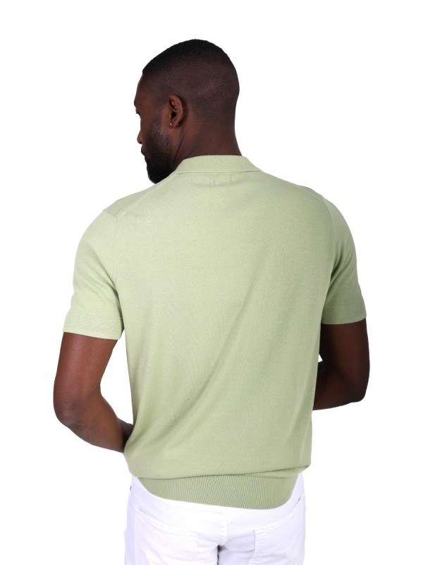 100% cotton polo with zip 100% cotton polo with zip