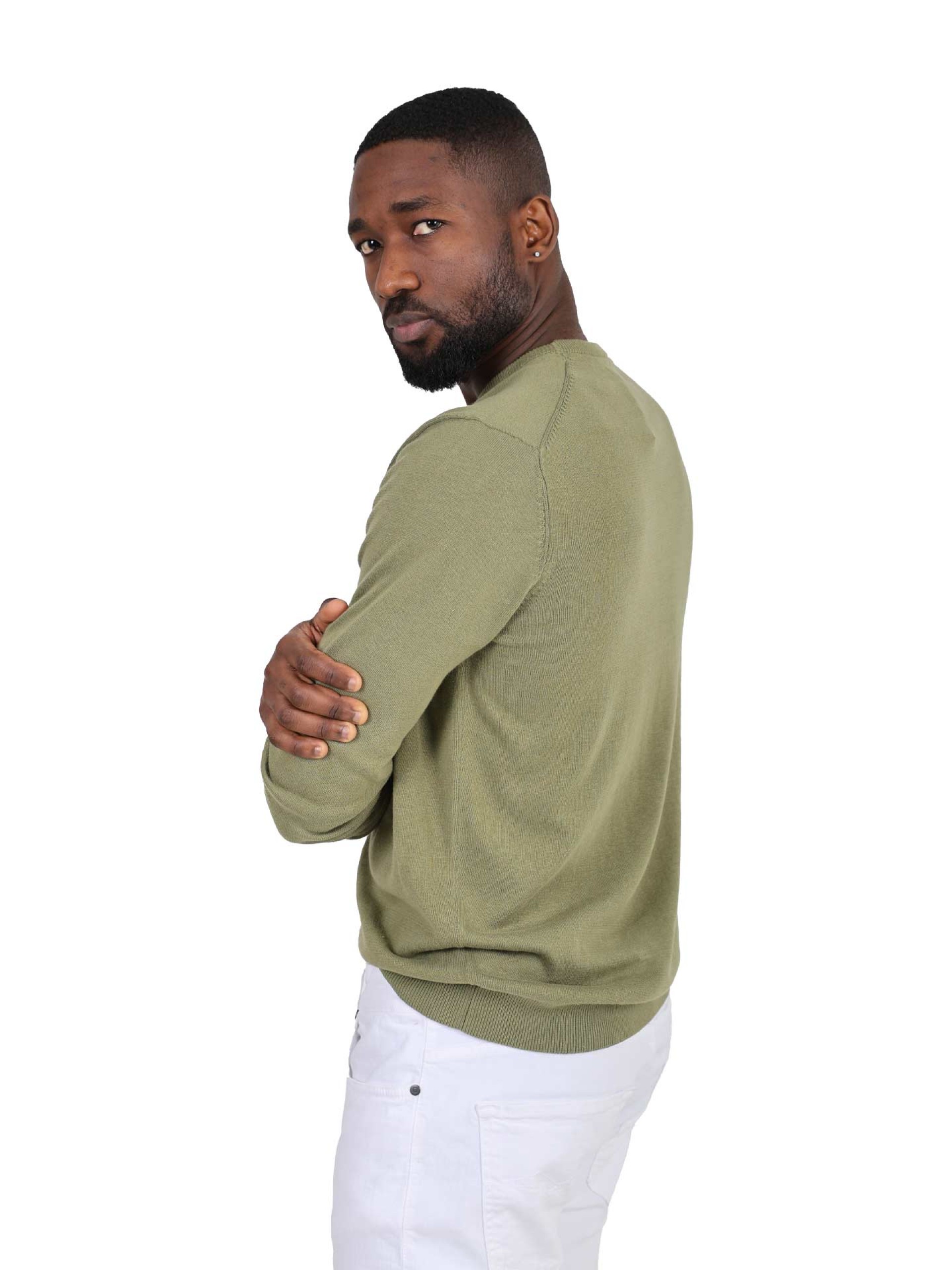 100% cotton knit with a round neckline