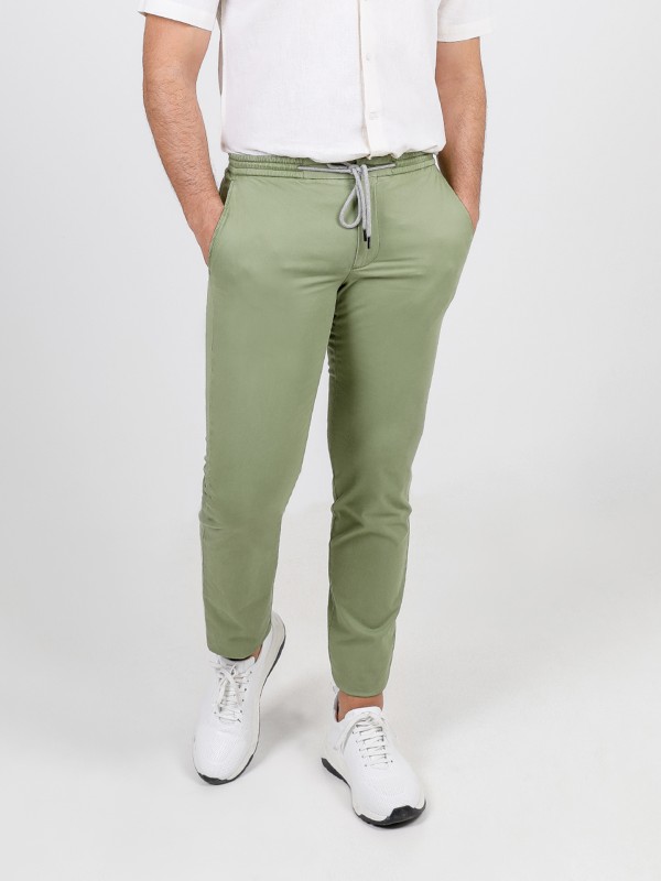 Pantalones jogger chino algodn