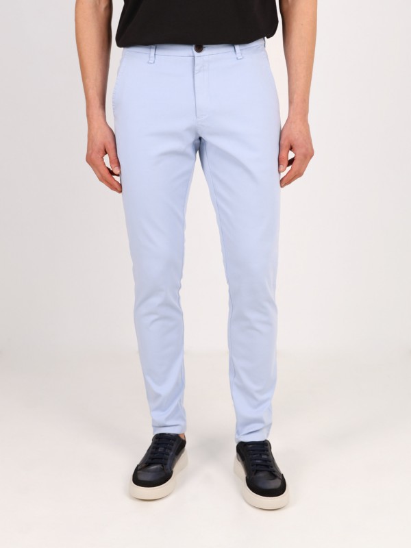 Pantalones chino de algodn elstico