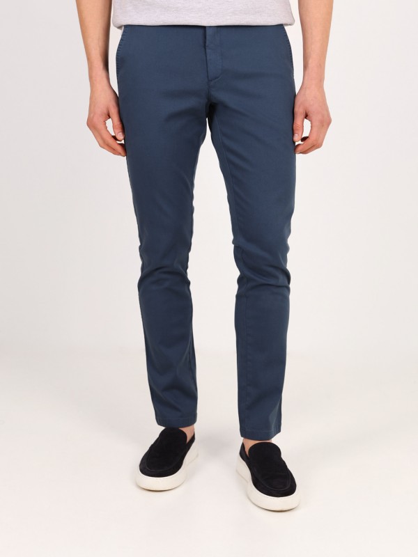 Pantalones chino de algodn elstico