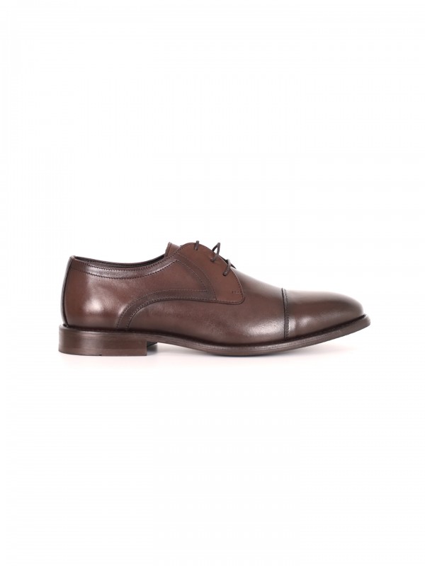 Zapato clsico liso de piel