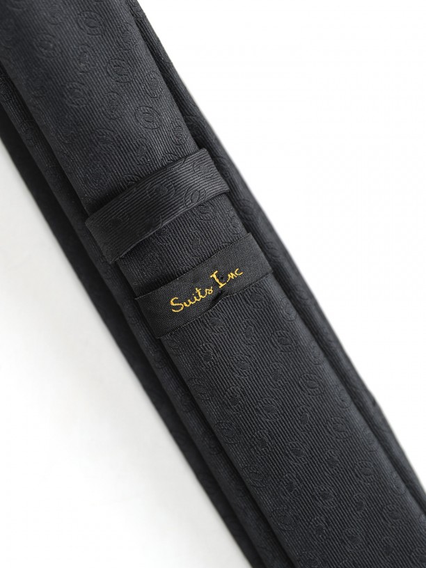 Corbata fina con estampado