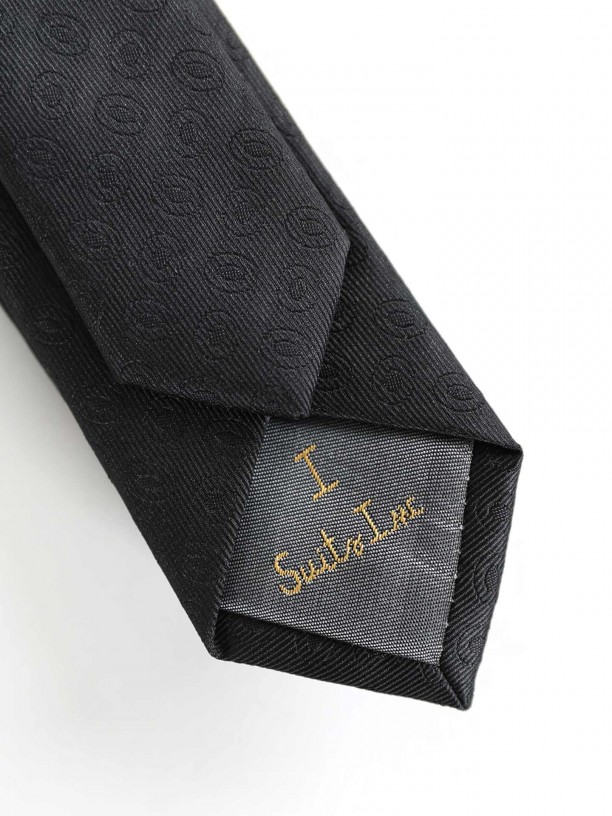 Corbata fina con estampado
