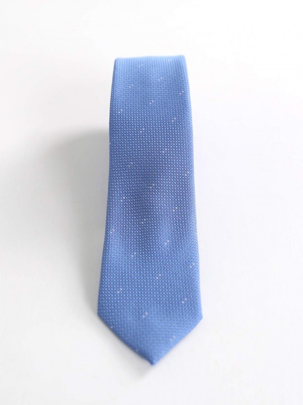 Thin tie with pattern