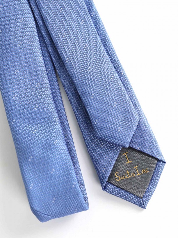 Thin tie with pattern