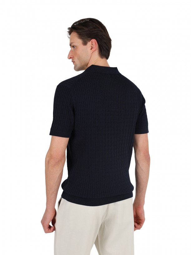 Polo 100% algodão com gola Polo 100% algodão com gola