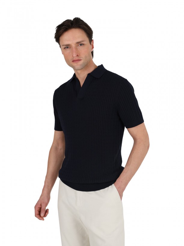 Polo 100% algodão com gola Polo 100% algodão com gola