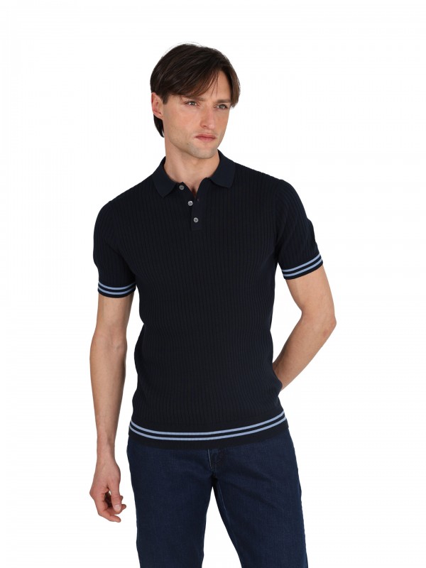 Polo de manga corta 100% algodn