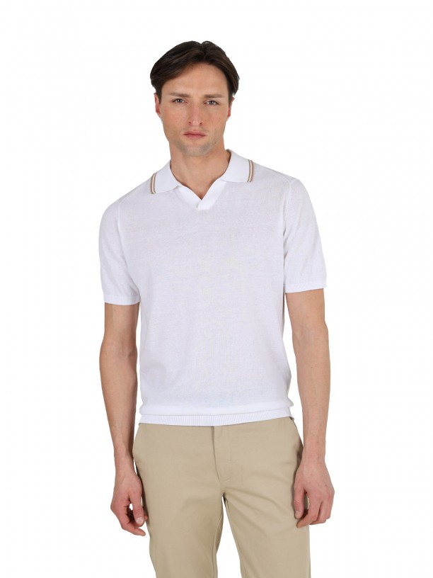 Polo 100% cotton with collar