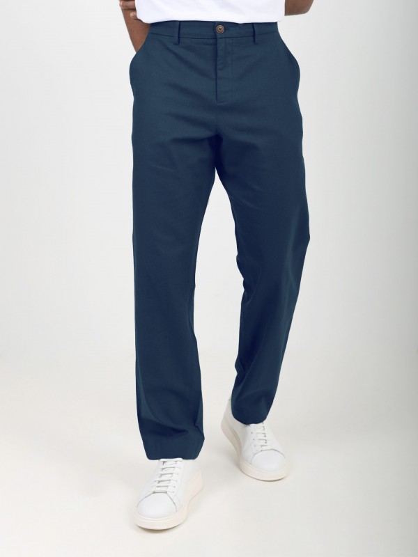 Cotton trousers and linen