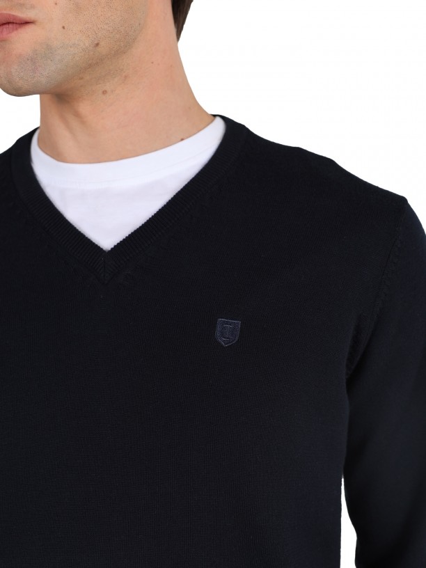Camisola de malha 100% algodão Camisola de malha 100% algodão