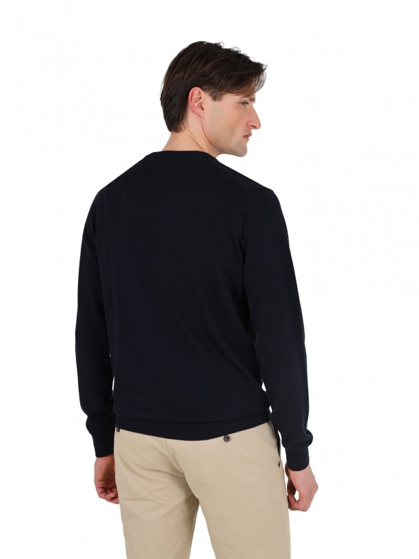 Camisola de malha 100% algodão Camisola de malha 100% algodão