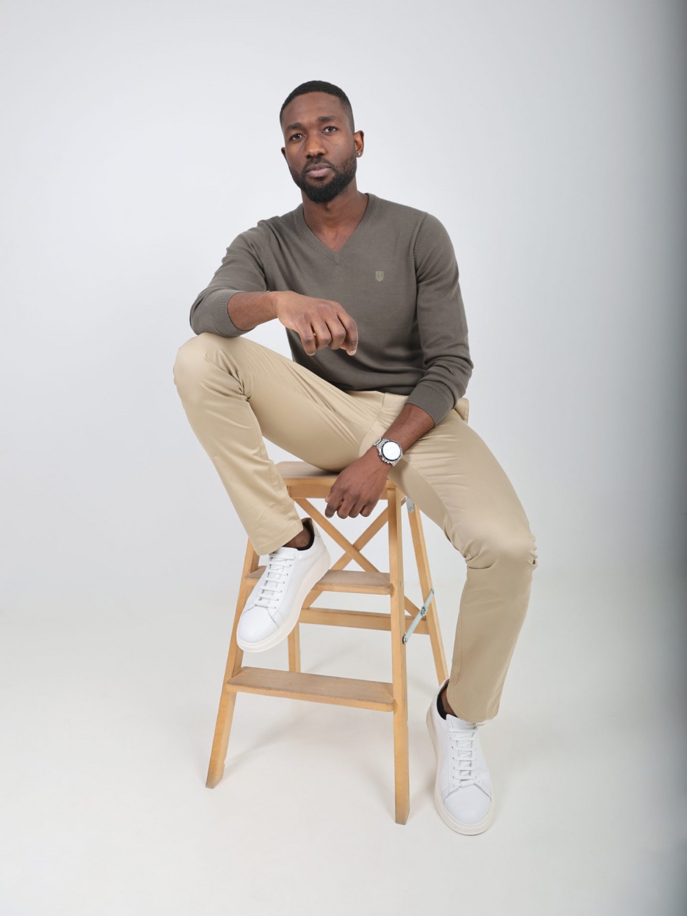 Camisola de malha 100% algod�o