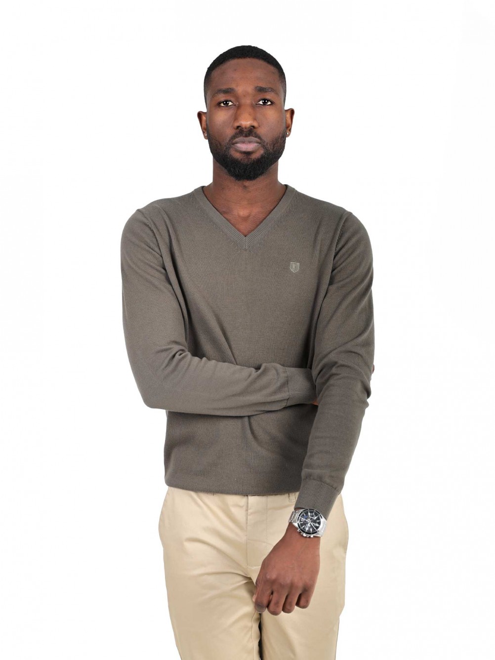 Camisola de malha 100% algod�o
