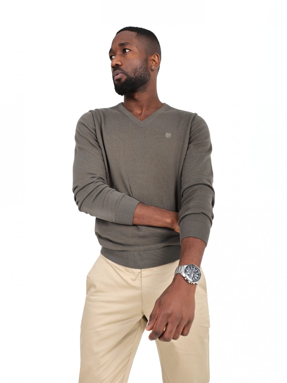 Camisola de malha 100% algod�o